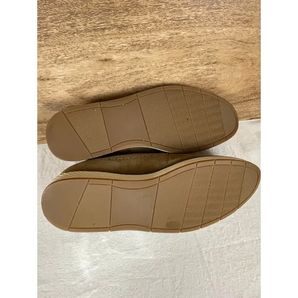 Vince Camuto Edwyn Men's Tan Suede Wingtip Oxford Sneakers Size 12M